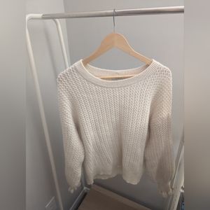 Madewell Ruffle Sleeve Sweater